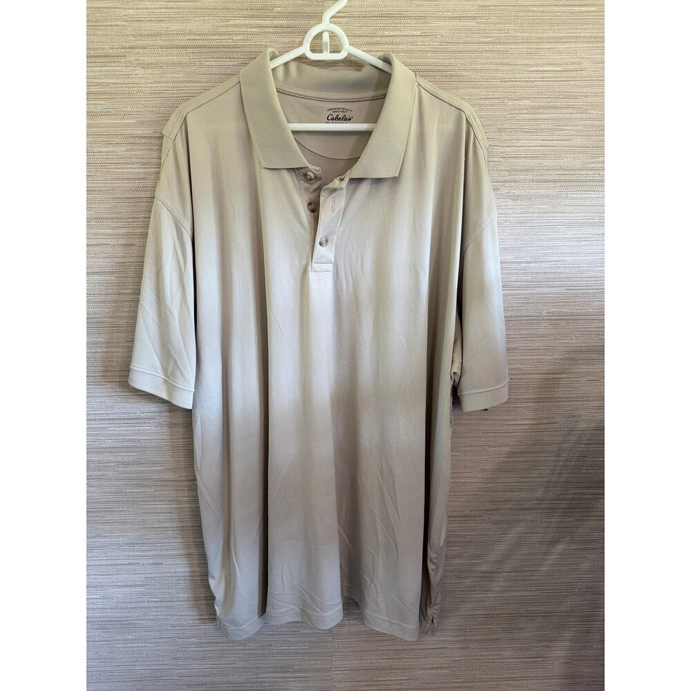 Cabela's Men's short sleeve collard polo size 3xl Tall